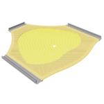 33740/2MA/12MI+N Трьох точкова гібридна маска для фіксації голови, з носовим отвором, матеріал EFFICAST товщина 2,0 мм, рівень перфорації максі